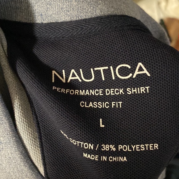 Nautica Men’s polo L - Picture 2 of 2